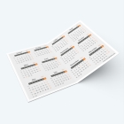 Calendrier de poche DOUBLE - Calendrier intérieur