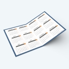 Calendrier de poche DOUBLE - Calendrier intérieur