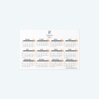 Calendrier Magnet mini (aimanté)