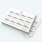Calendrier Magnet mini (aimanté) - Grille calendaire personnalisable