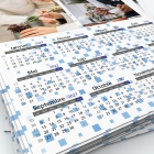 Calendrier Magnet (Aimanté) - Grille calendaire personnalisable