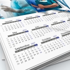 Calendrier Magnet (Aimanté) - Grille calendaire personnalisable