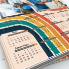 Calendrier Magnet (Aimanté) - Grille calendaire personnalisable