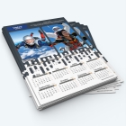 Calendrier Magnet (Aimanté) - Minimum de commande : 25 exemplaires