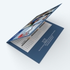 Carte calendrier photo - Avant et dos entièrement personnalisables