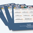 Carte calendrier photo - Minimum de commande : 25 exemplaires