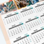 Carte calendrier photo - Grille calendaire 100% personnalisable