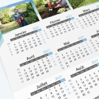 Carte calendrier photo - Grille calendaire 100% personnalisable