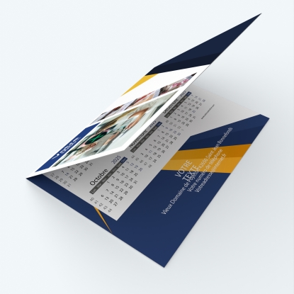 Carte calendrier photo
