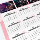 Carte calendrier photo - Grille calendaire 100% personnalisable