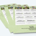 Carte calendrier photo - Minimum de commande : 25 exemplaires