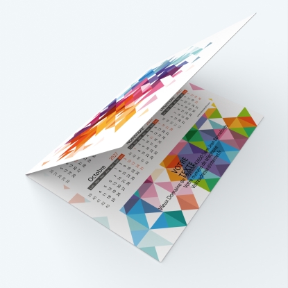 Carte calendrier photo
