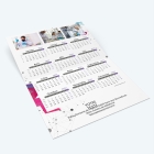 Carte calendrier photo - Intérieur personnalisable avec calendrier
