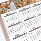 Carte calendrier photo - Grille calendaire 100% personnalisable
