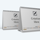Calendrier de bureau MAXI PANO - Minimum de commande : 25 exemplaires