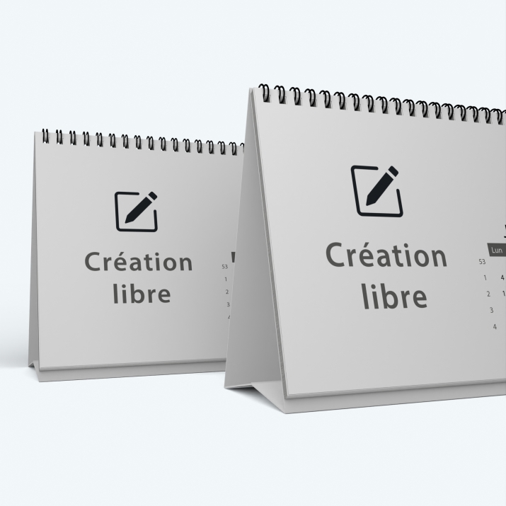 Calendrier de bureau PANO - Minimum de commande : 25 exemplaires