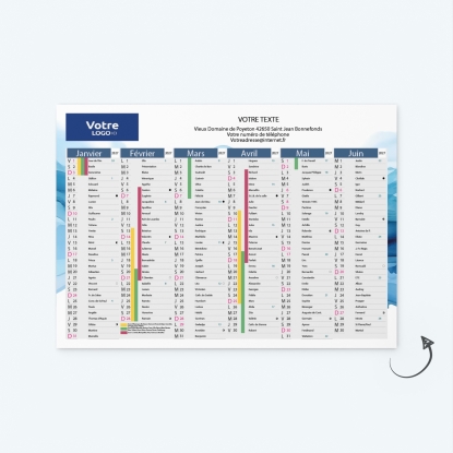Calendrier de poche CLASSIC