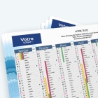 Calendrier de poche CLASSIC - Nombre de photos, logos et texte illimité