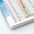 Calendrier de poche CLASSIC - Papier épais rigide 400 g/m2