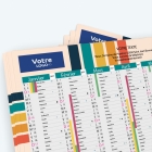 Calendrier de poche CLASSIC - Nombre de photos, logos et texte illimité