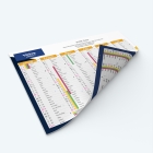 Calendrier de poche CLASSIC - Impression recto/verso
