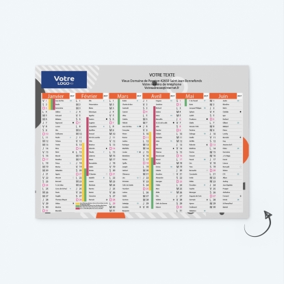 Calendrier de poche CLASSIC