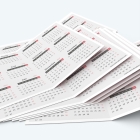 Calendrier de poche DOUBLE - Minimum de commande : 25 exemplaires