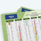 Calendrier de poche CLASSIC - Nombre de photos, logos et texte illimité