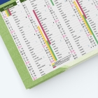Calendrier de poche CLASSIC - Grille calendaire personnalisable