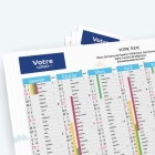 Calendrier de poche CLASSIC - Nombre de photos, logos et texte illimité