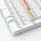 Calendrier de poche CLASSIC - Papier épais rigide 400 g/m2