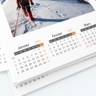Calendrier bancaire carton Grille en Carrés - Grille calendaire simplifiée personnalisable
