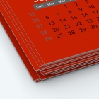 Calendrier photo une page - Minimum de commande : 25 exemplaires
