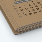 Calendrier photo une page - Papier épais rigide 400 g/m2