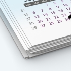 Calendrier photo une page - Papier épais rigide 400 g/m2