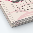 Calendrier photo une page XL - Papier épais rigide 400 g/m2
