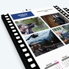 Calendrier photo une page XL - Nombre de photos, logos et texte illimité