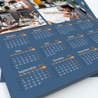 Calendrier photo une page XL - Grille calendaire personnalisable