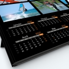 Calendrier photo deux pages - Grille calendaire personnalisable