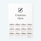 Calendrier photo une page