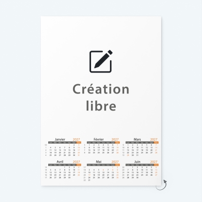 Calendrier photo deux pages