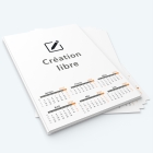 Calendrier photo deux pages - Minimum de commande : 25 exemplaires
