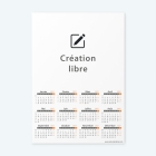 Calendrier photo une page XL