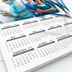 Calendrier photo une page - Grille calendaire personnalisable