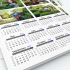 Calendrier photo une page - Grille calendaire personnalisable