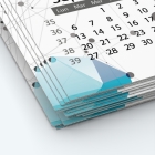 Calendrier photo une page - Papier épais rigide 400 g/m2