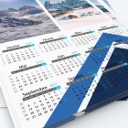 Calendrier photo une page - Grille calendaire personnalisable
