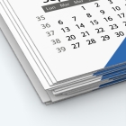 Calendrier photo une page - Papier épais rigide 400 g/m2