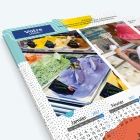 Calendrier photo une page - Nombre de photos, logos et texte illimité
