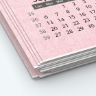 Calendrier photo une page - Papier épais rigide 400 g/m2